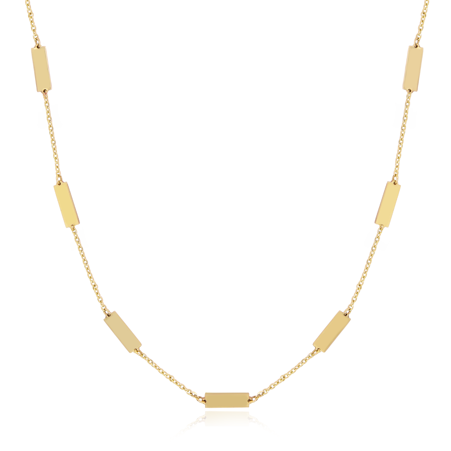 Bar Chain Gold Bar Chain Necklace – The Lovery