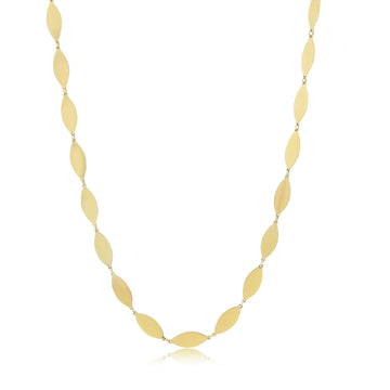 Gold Petal Necklace