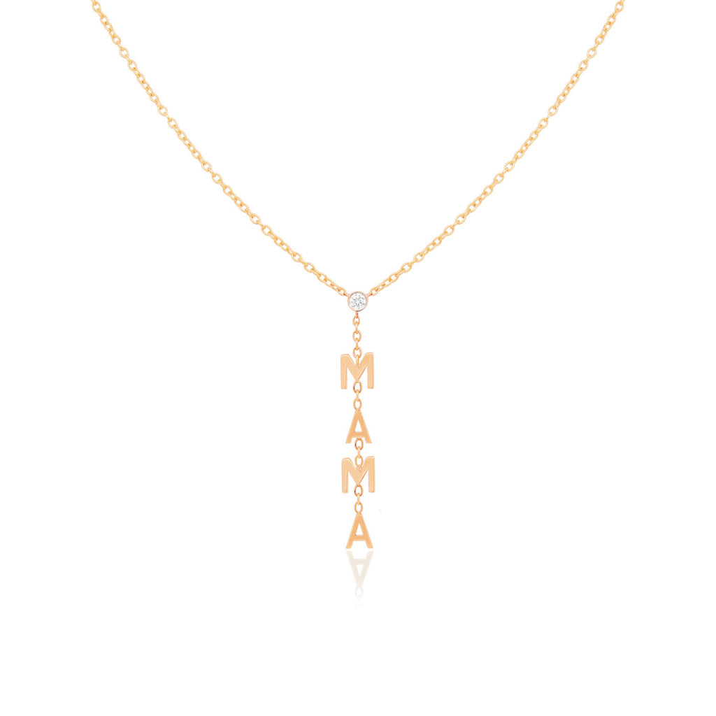 Personalized Drop Initial Necklace