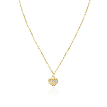 Mini Diamond Heart Necklace