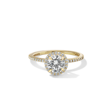 18K Yellow Gold Round