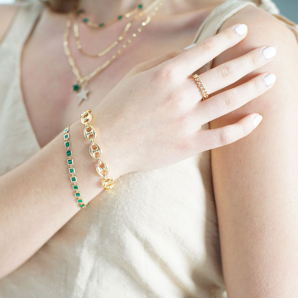 Curb Link Chain Ring