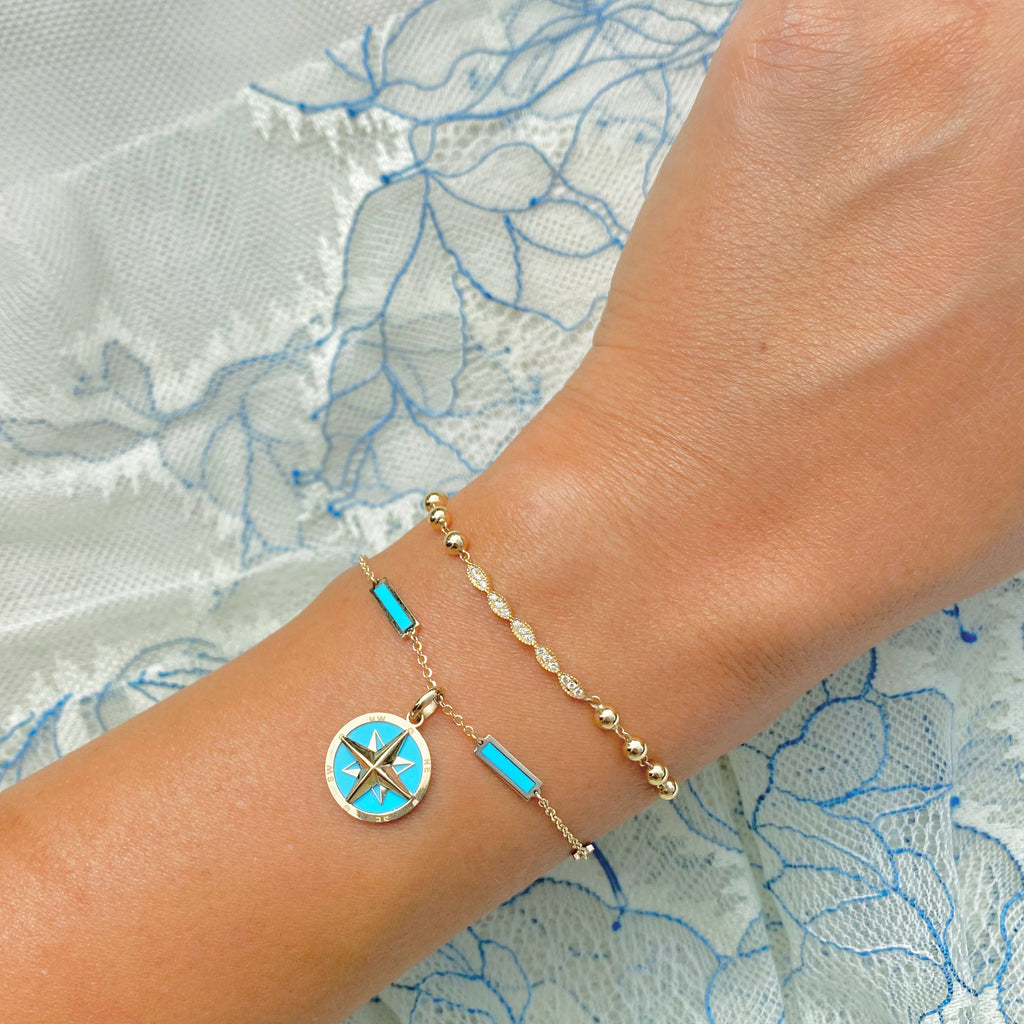 Baguette Turquoise Bracelet