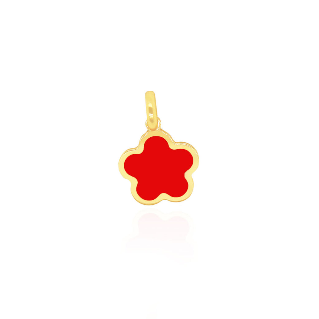 Mini Coral Flower Charm